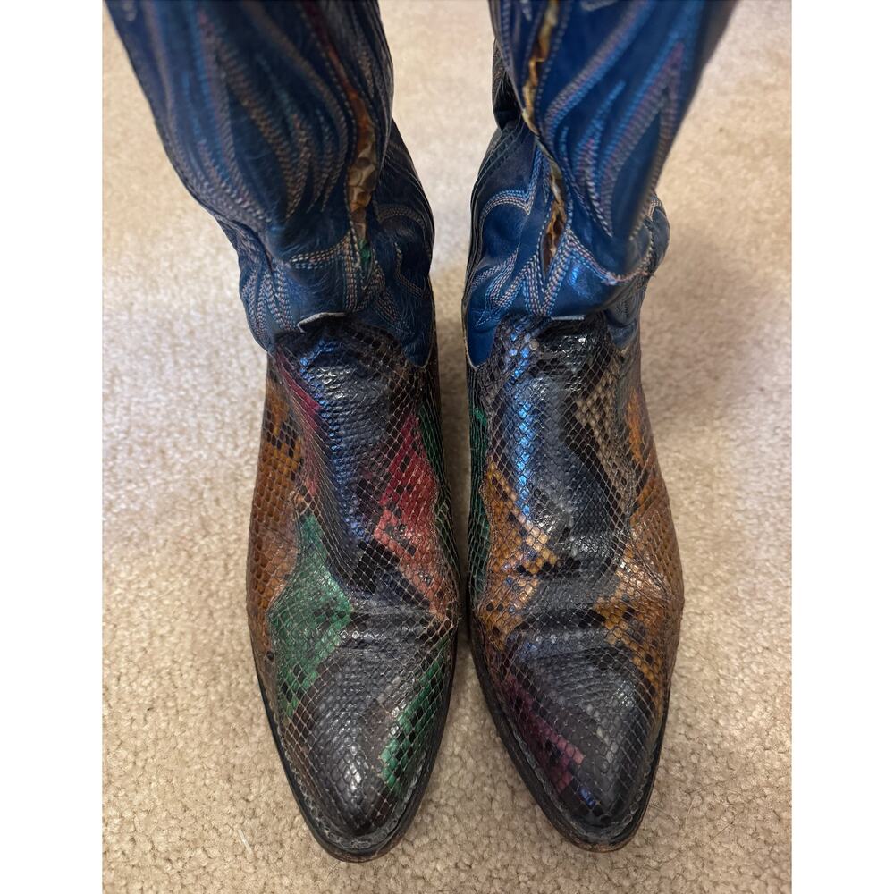 Dan Post Python Cowboy Boots - Picture 2 of 7